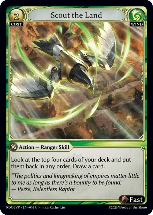 Image for Scout the Land (016) (Radiant Origins Event Pack) - Grand Archive TCG