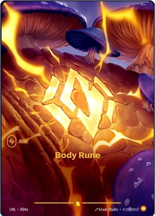 Image for Body Rune (R04a) (R04a) (Unleashed) - Riftbound: League of Legends Trading Card Game