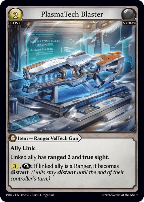 Image for PlasmaTech Blaster (082) (.asphodel/paradise) (PRD) - Grand Archive TCG