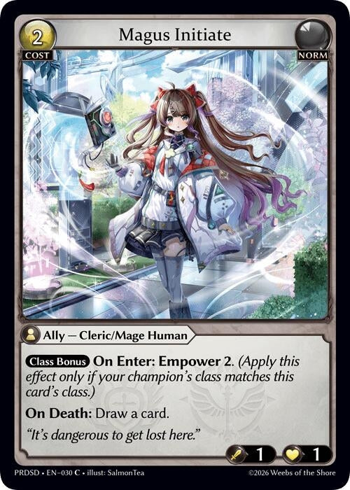 Image for Magus Initiate (030) (.asphodel/paradise Starter Decks) (PRDSD) - Grand Archive TCG