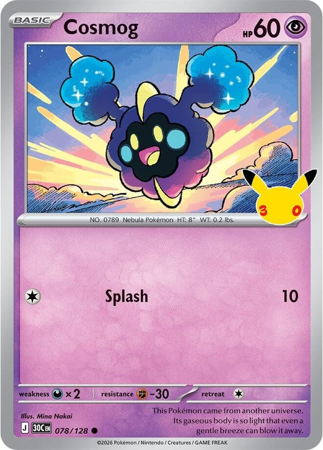 Cosmog (078/128) (ME: 30th Celebration) (30C)