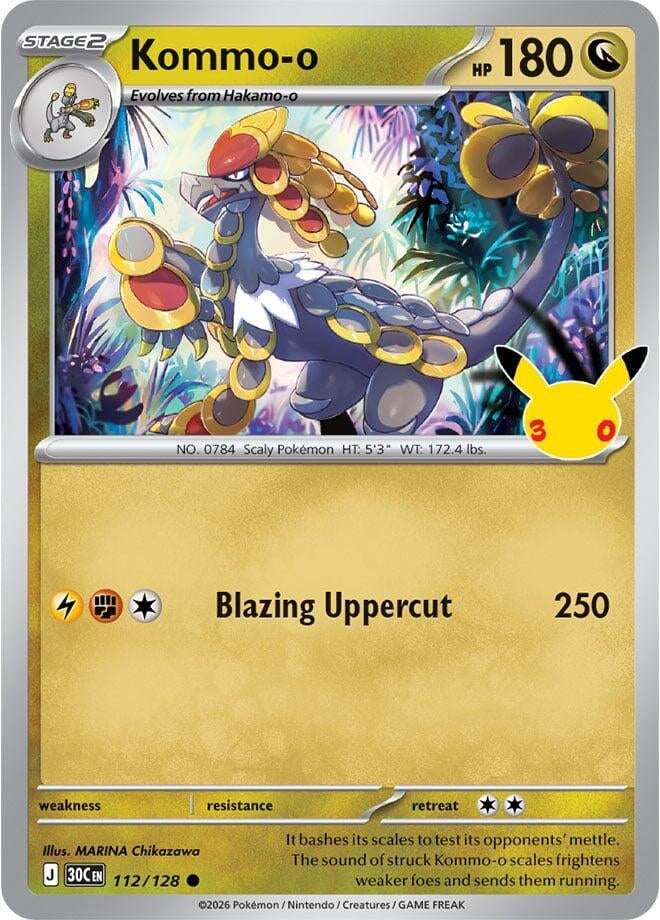 Kommo-o (112/128) (ME: 30th Celebration) (30C)