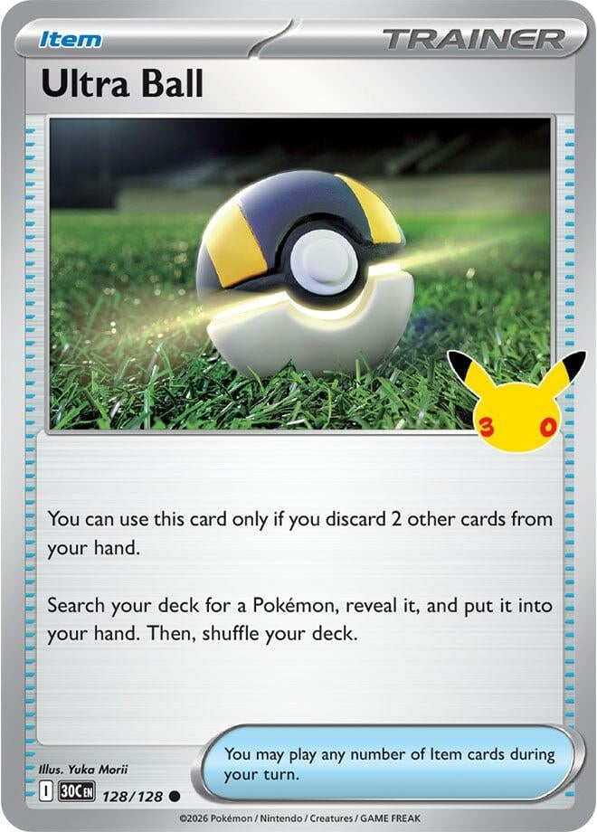 Ultra Ball (128/128) (ME: 30th Celebration) (30C)